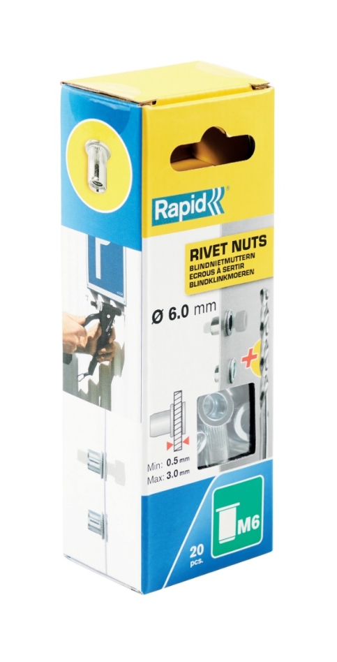 Rapid 5000673 Matica za slijepe zakovice M6 20 kom