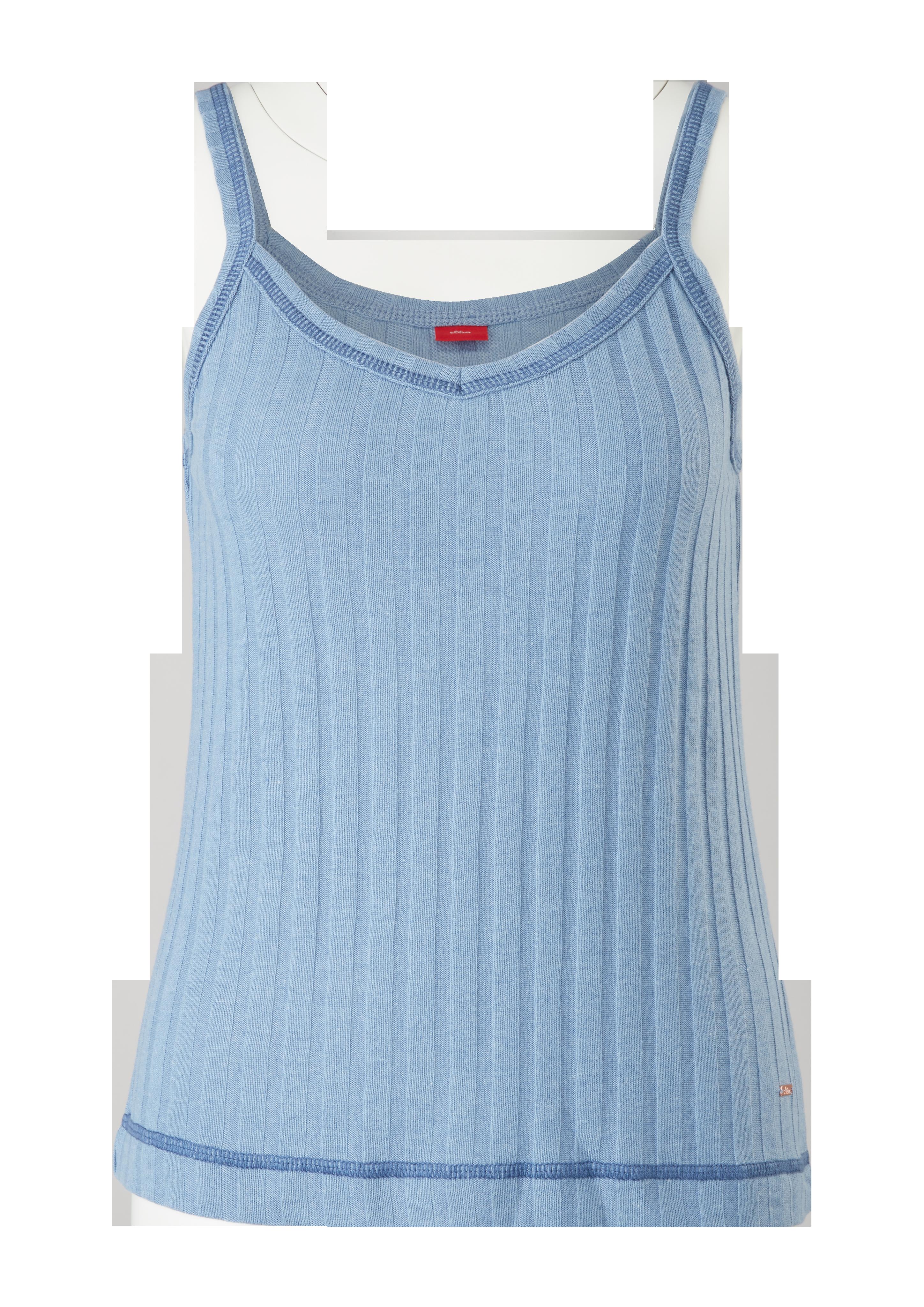 Pyjamatop aus Rippware  6007050-5344
