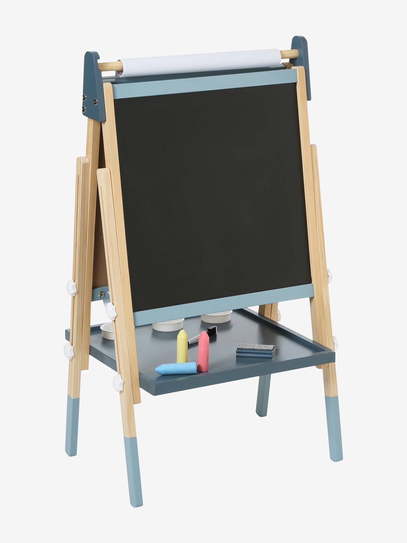 Tableau pliable et réglable en hauteur 3 en 1 en bois FSC® rose