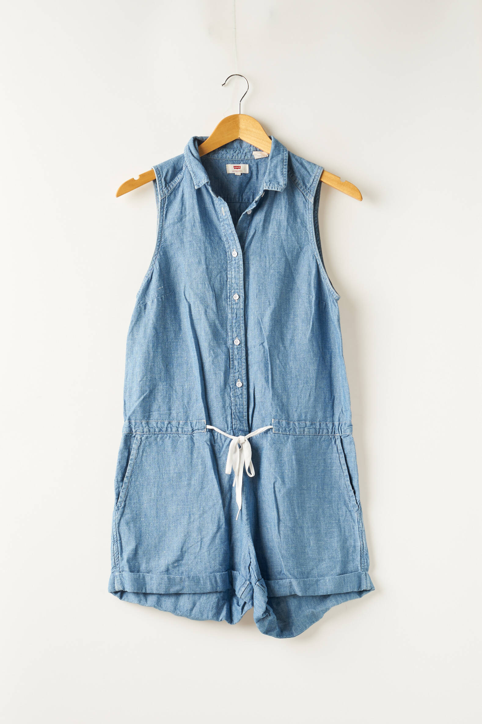 Levis Combi Shorts Femme couleur bleu