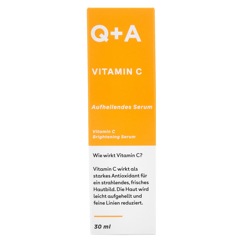 Q+A Vitamin C Aufhellendes Gesichtsserum 30 ml