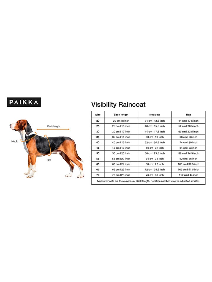 Paikka Hunde-Regenmantel in Blau günstig kaufen