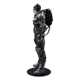 DC Multiverse Actionfigur Batman Hazmat Suit Gold Label Light Up Batman Symbol 18 cm