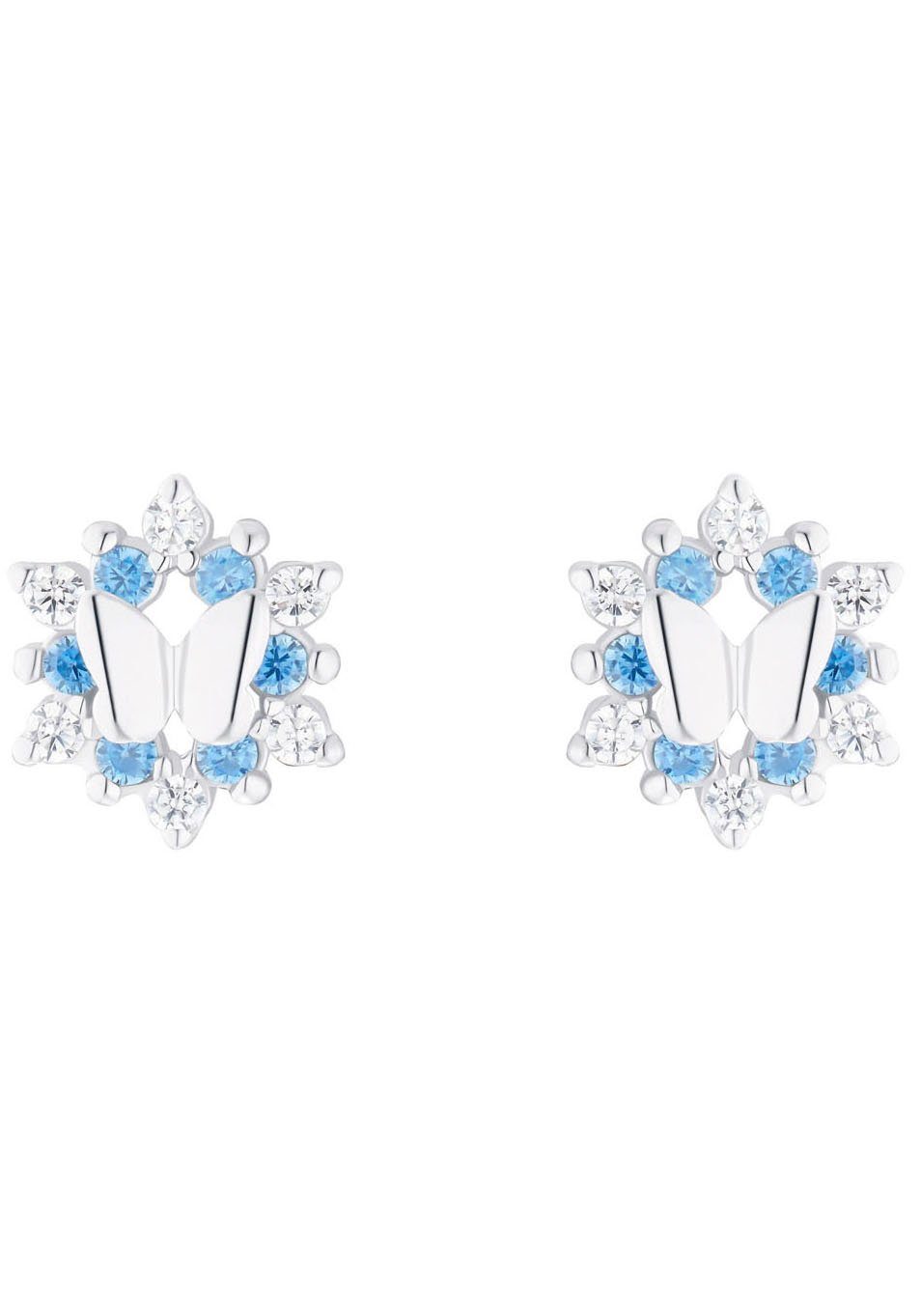 Prinzessin Lillifee Paar Ohrstecker Schmetterling, 9245598, mit Zirkonia