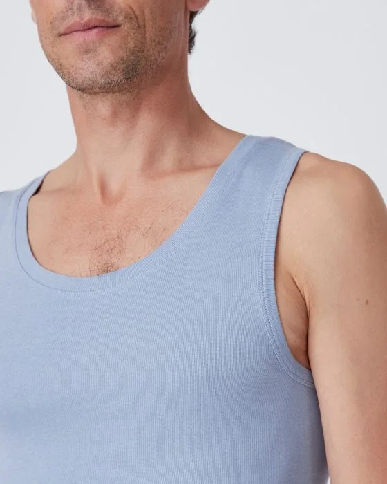Lot de 2 débardeurs Essential pur coton peigné