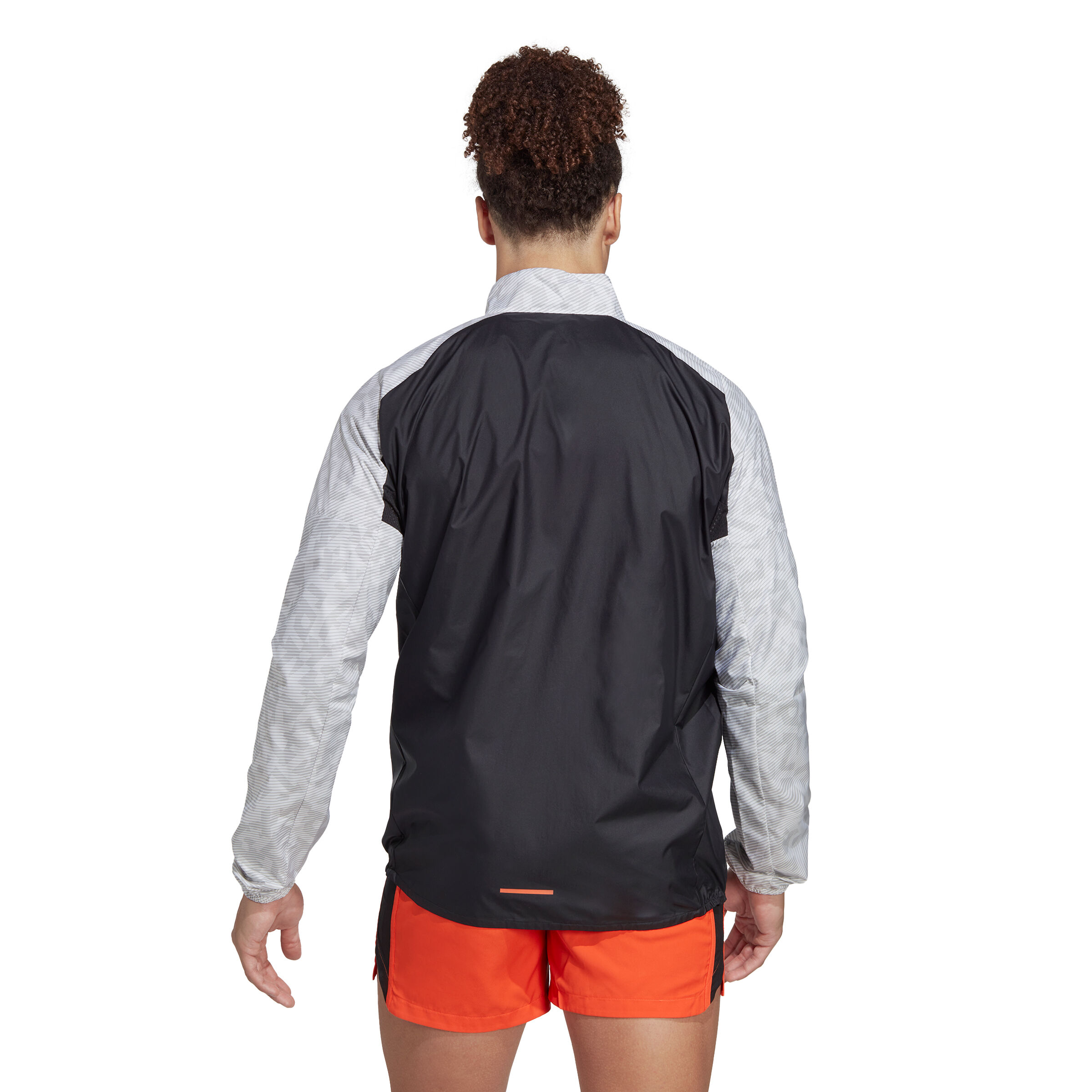 Trail Wind Laufjacke Herren - Weiß, Schwarz