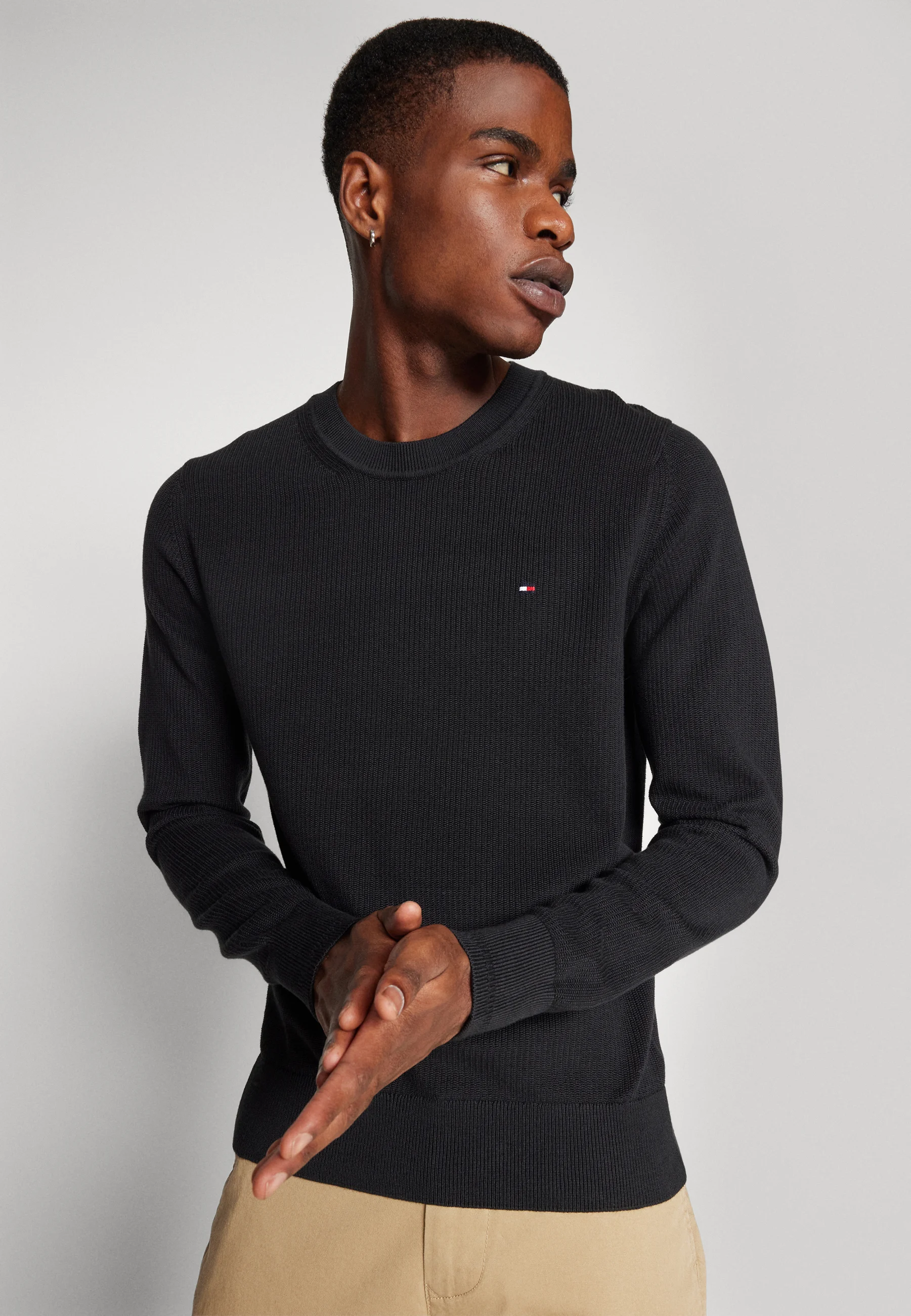Tommy Hilfiger CHAIN RIDGE C NECK - Suéter
