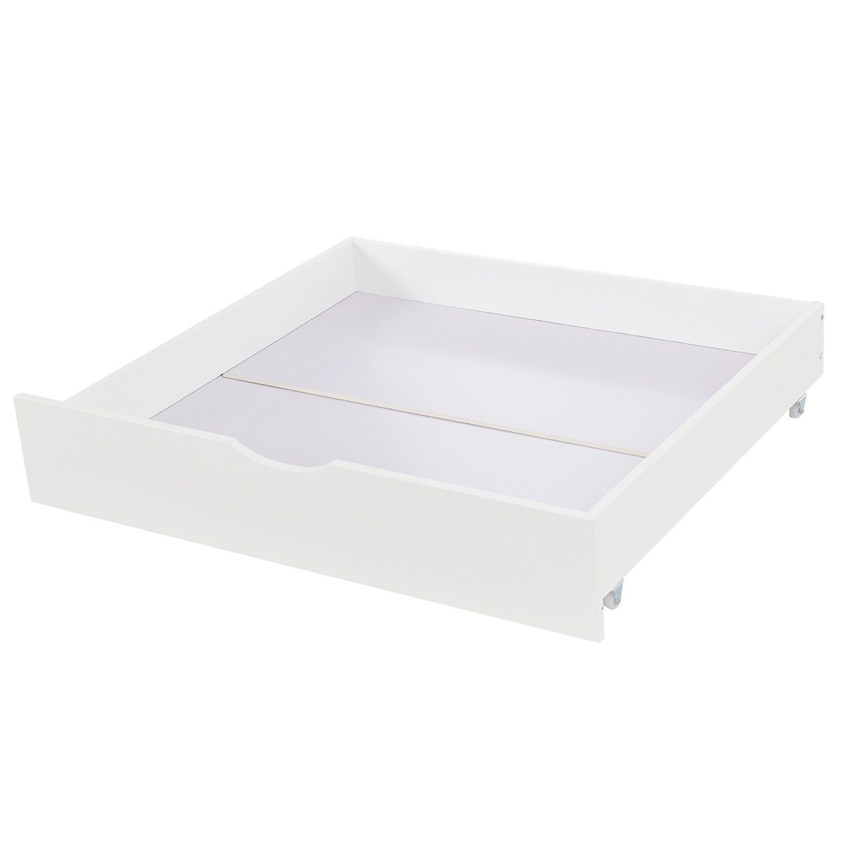 SIKAINI Holzbett L-DJ-28549091WAA, Kinderbett Hausbett mit Schornstein 90 x 200 cm ohne Matratze