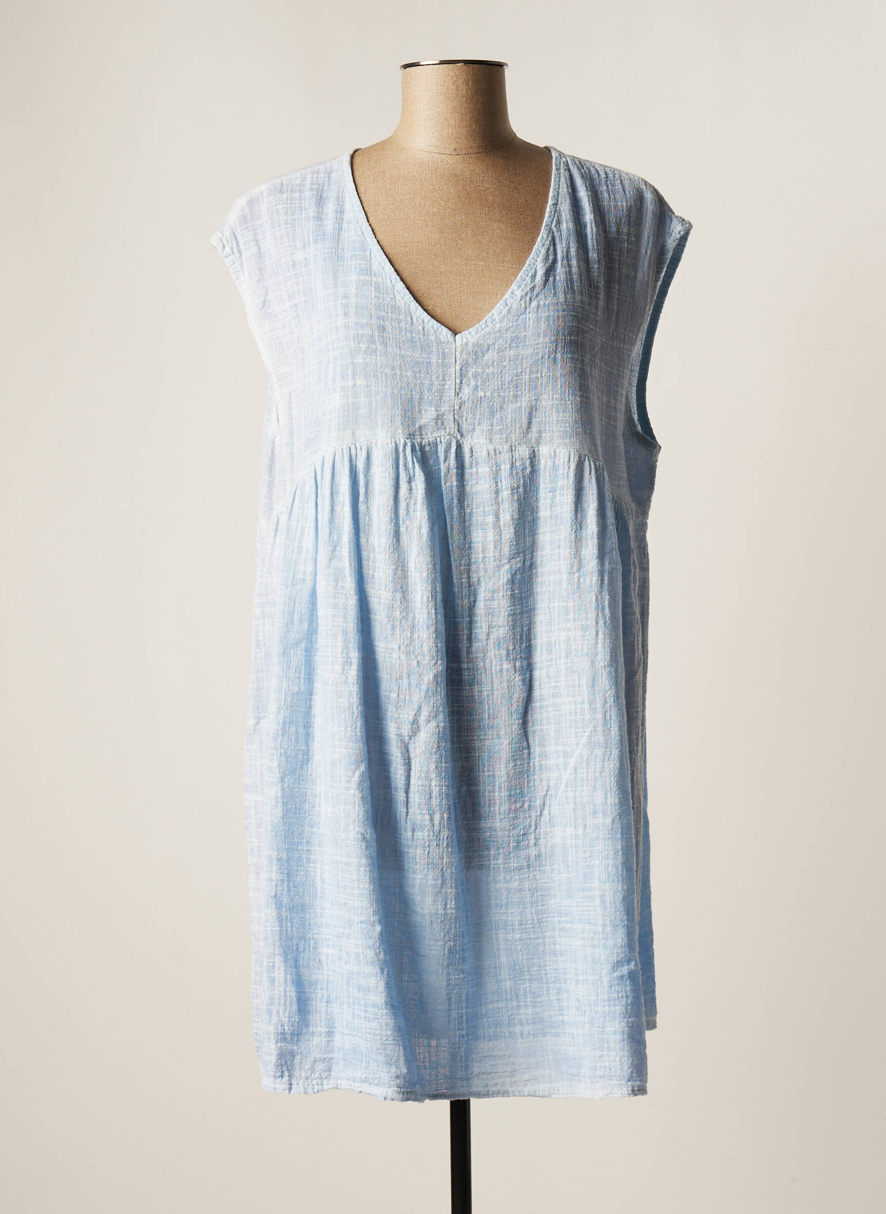 La Petite Nimoise Tuniquesansmanche Femme couleur bleu