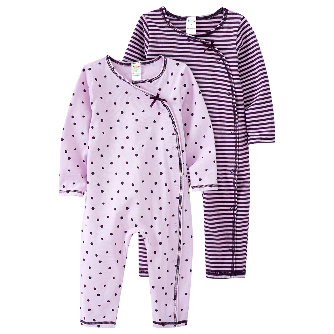 2 Baby Schlafanzüge ohne Fuß