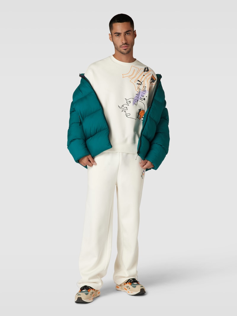 Sweatshirt mit Statement-Print - PUMA X P&C* in offwhite