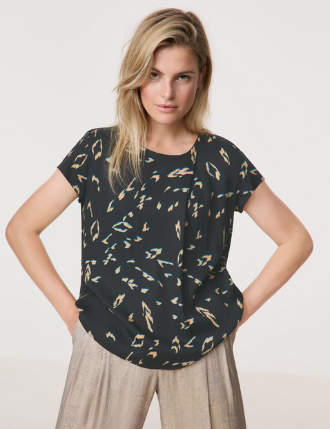 Blusenshirt mit Allover-Print
