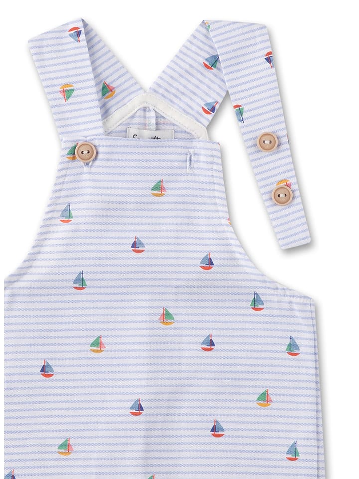 Sanetta Kidswear Latzhose in Hellblau/ Bunt günstig kaufen