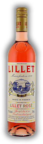 Lillet rosé Lillet rosé Vollmundiger rosé Weinaperitif. Frisch und klar mit hervorragend ausbalancierter Säure am Gaumen. 0,75	 Liter - Vol 17%