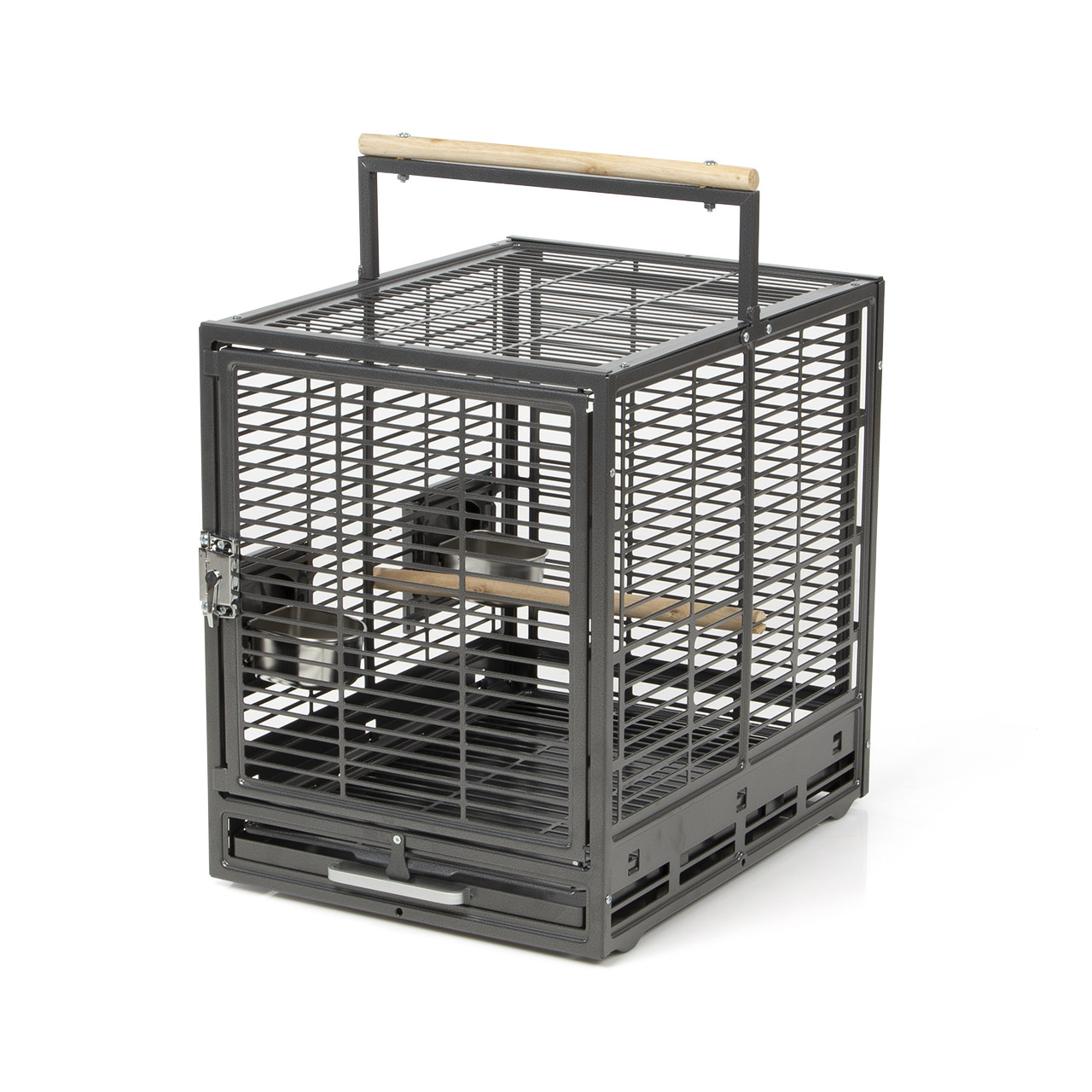 Montana Cages Käfige & Volieren Montana Cages Transportkäfig Evo dunkelgrau