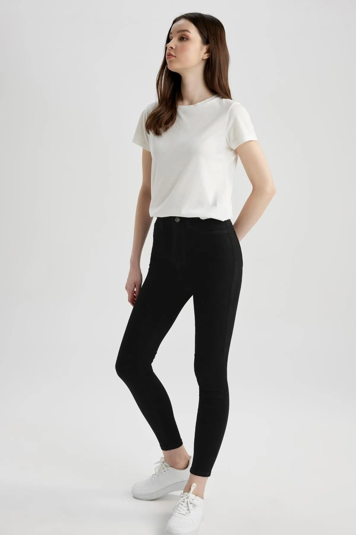 DeFacto  Super Skinny Jegging Fit Jeanshose mit hoher Taille
