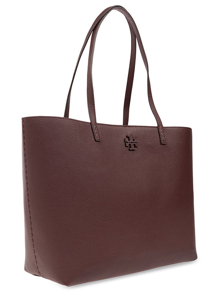Tory Burch Leder-Schultertasche in Braun - (B)35 x (H)29 x (T)14 cm günstig kaufen onesize