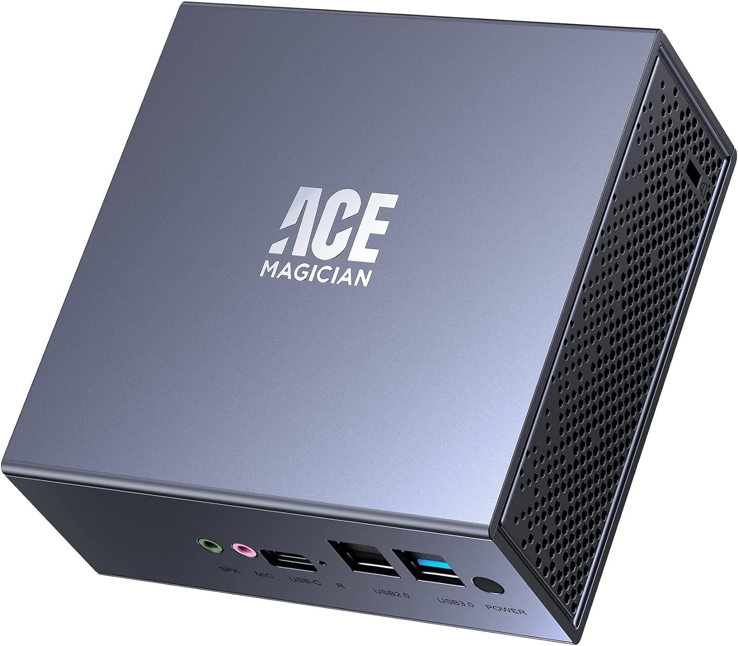 ACEMAGICIAN Mini-PC (Intel Alder Lake-N-Prozessor FCBGA1338, Intel® UHD-Grafik, 16 GB RAM, 512 GB SSD, Business-Mini-Computer mit WiFi 5, BT 4.2, 4K-Dual-Display, Typ-C)