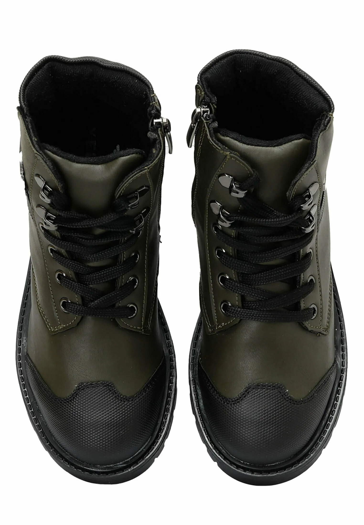 Botines con cordones UNISEX COOL 2PR para niños amarillos