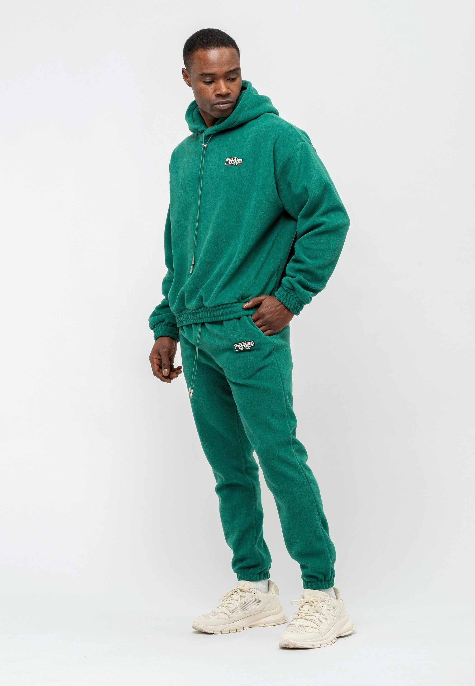 Tom Barron Trainingsanzug Lässiger Oversize-Fleece-Trainingsanzug