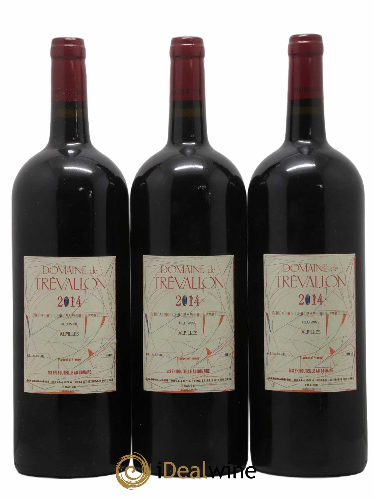IGP Alpilles Trévallon (Domaine de) Eloi Dürrbach  2014 - Lot de 3 Magnums