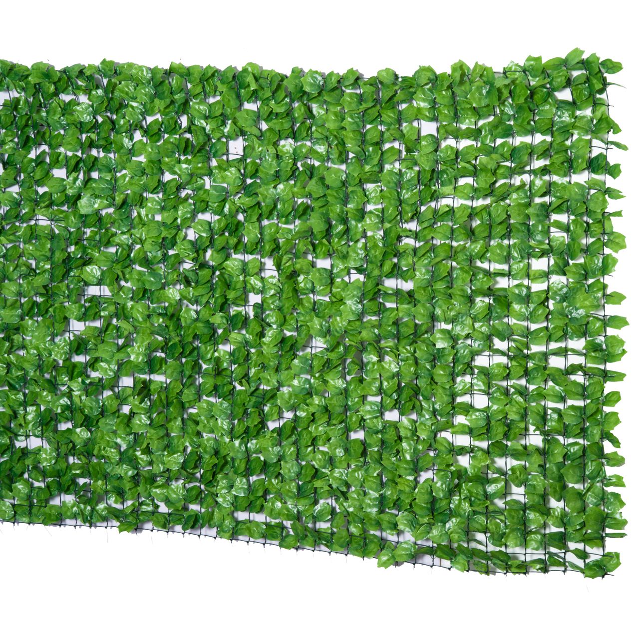 Outsunny Künstliche Hecke , Hellgrün 300 x 150 cm