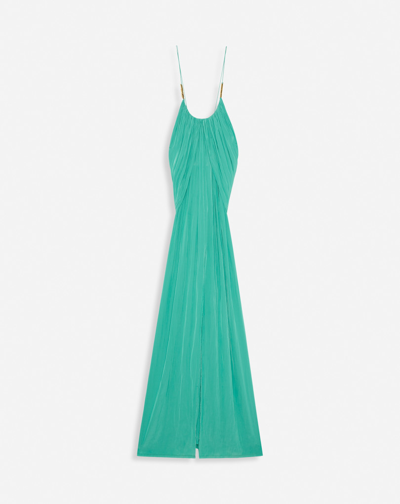 ROBE LONGUE À BRETELLES
