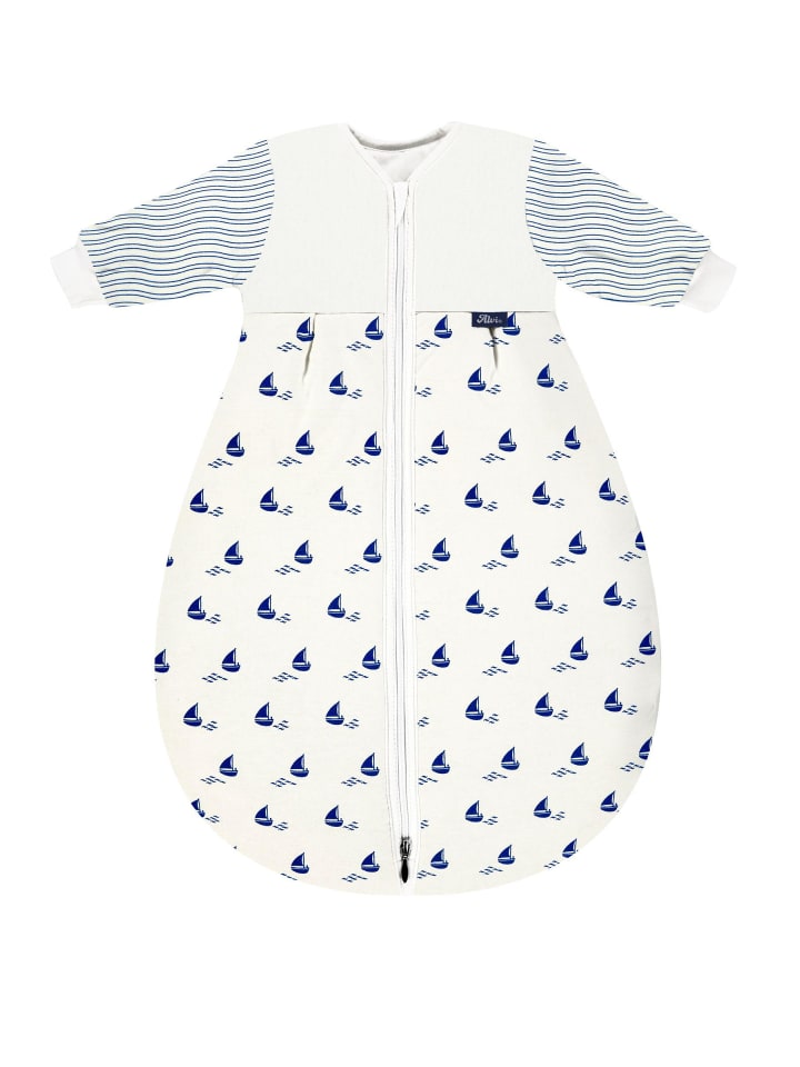 Alvi Schlafsack Mäxchen Thermo mit Arm Exklusiv in Little Sailor günstig kaufen 70