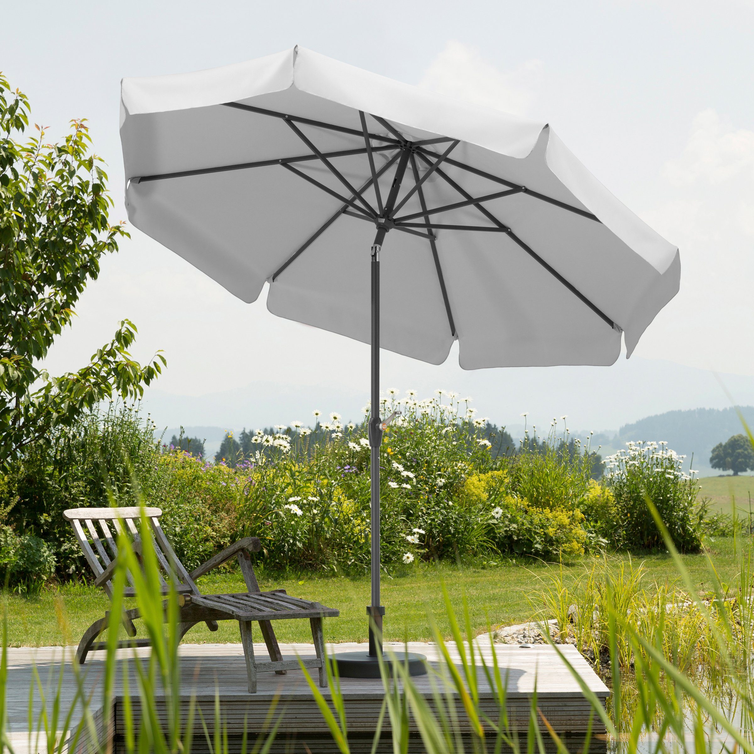 Schneider Schirme Sonnenschirm Orlando, abknickbar, ohne Schirmständer