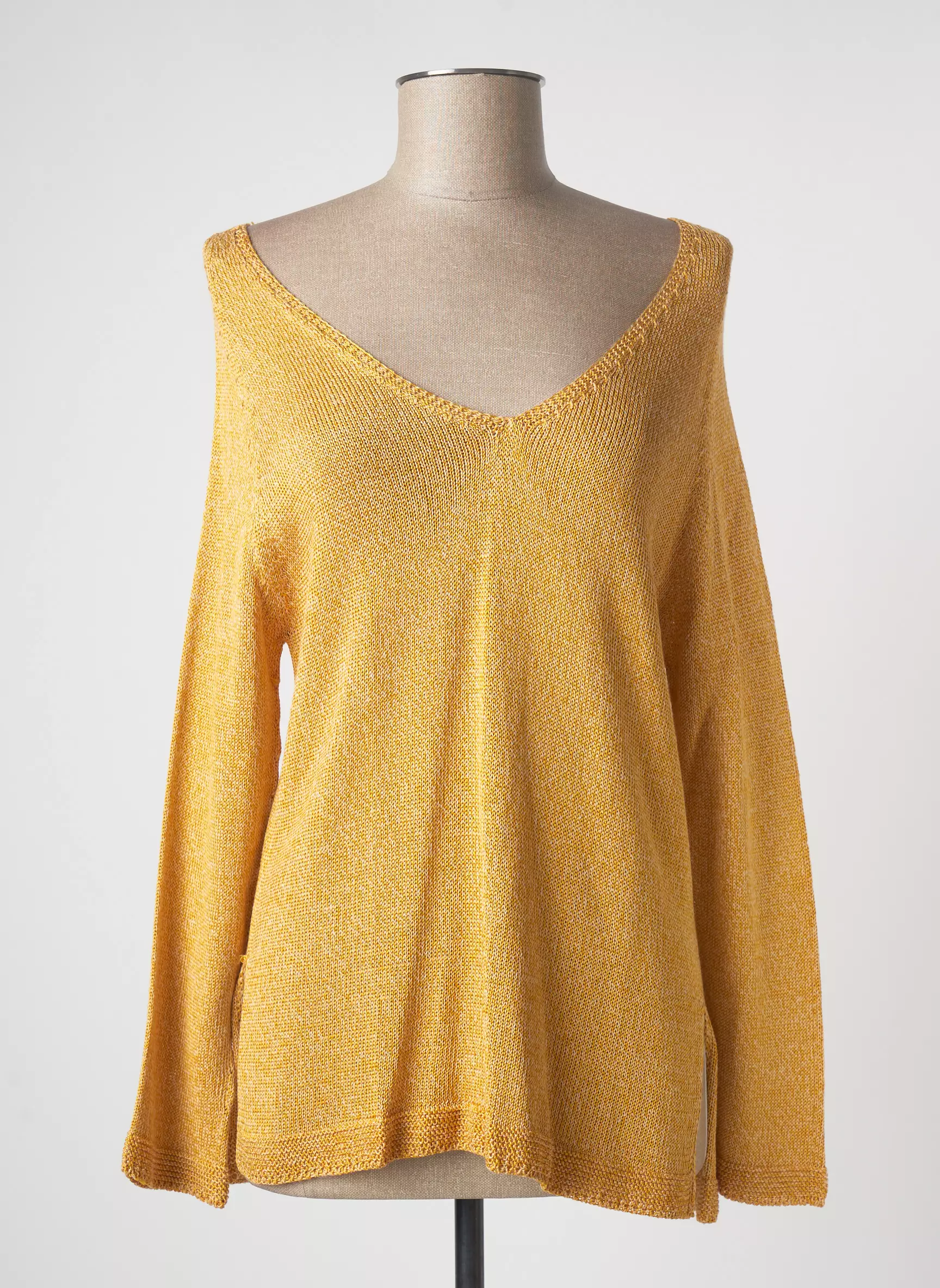 Pame Carrioni Pulls Femme couleur jaune