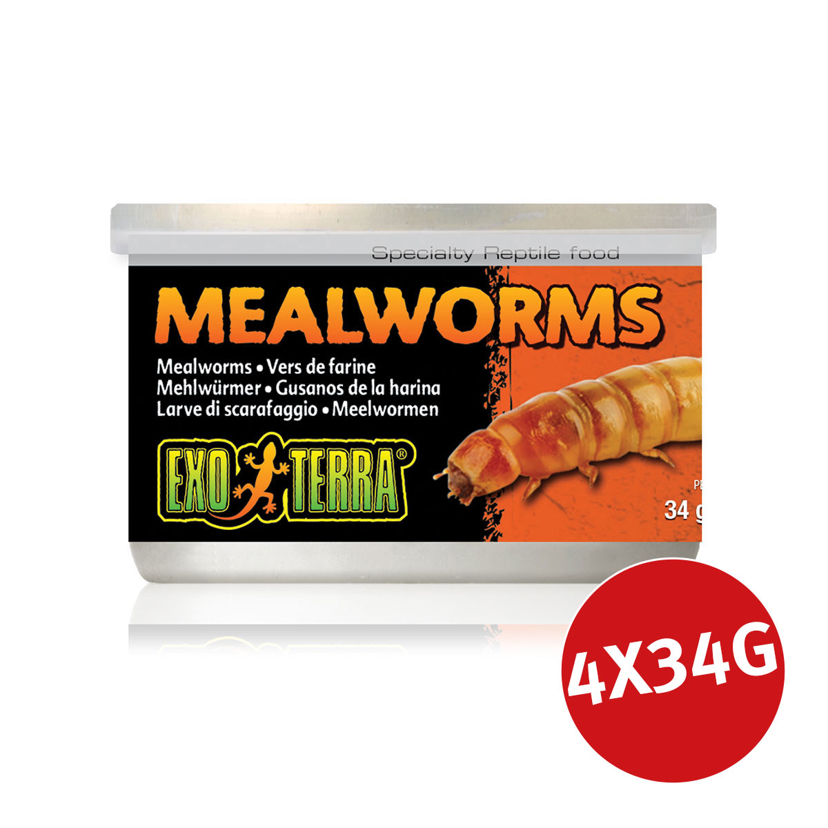Exo Terra Reptilienfutter Mehlwürmer 4x34g kaufen