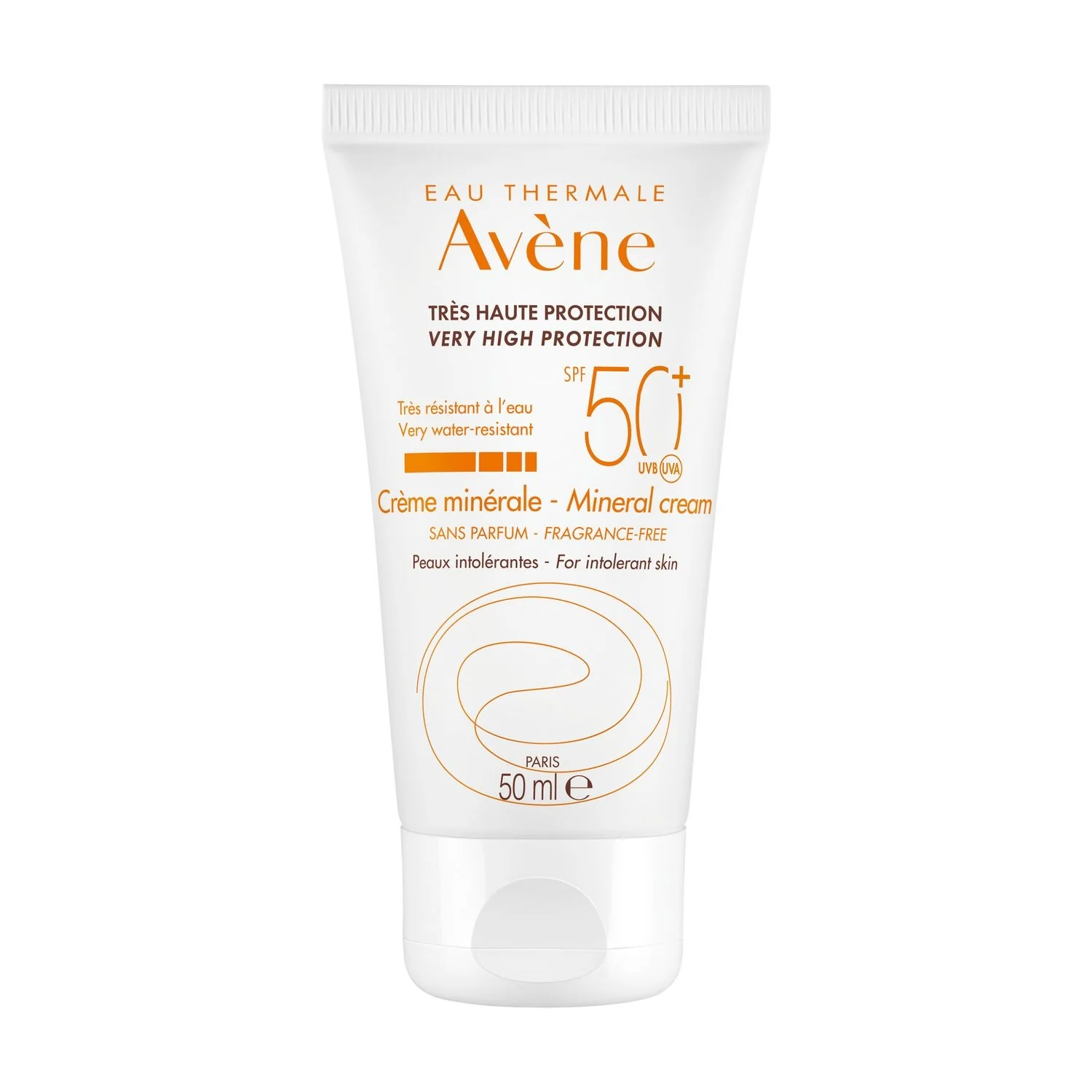 Suncare mineralna krema za lice SPF 50+ - Visoka zaštita od sunca za lice.