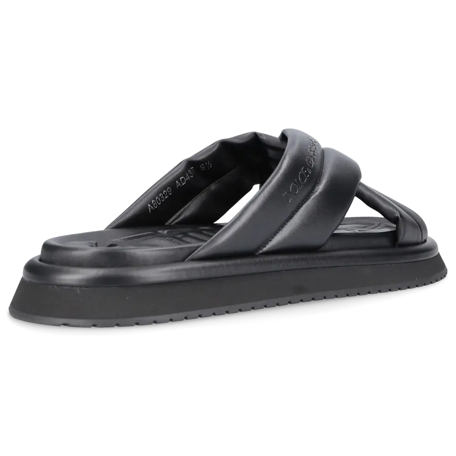 Dolce & Gabbana - Sandalen SAINT BARTH Lederimitat - schwarz