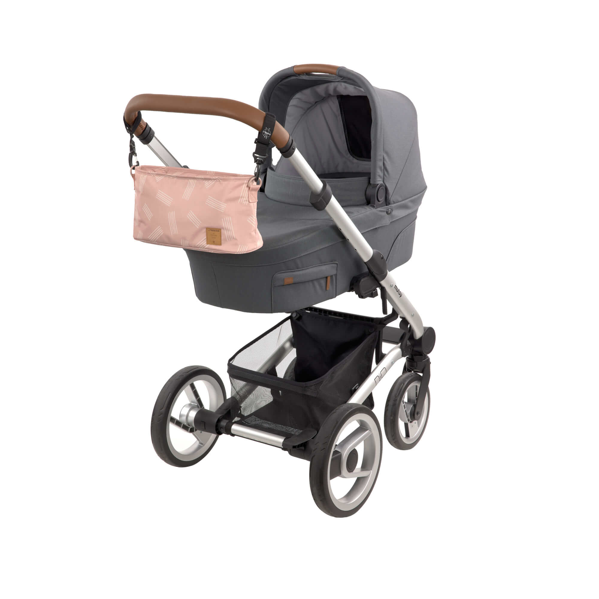 Kinderwagen Organizer - Soft Stripes Rose, Rosa