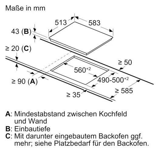 BOSCH Elektro-Herd-Set HND231AS62, mit Teleskopauszug nachrüstbar, ecoClean Direct