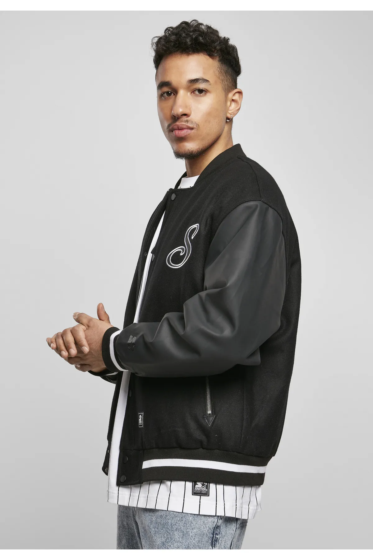 Starter  Jacke - Schwarz - Regular Fit