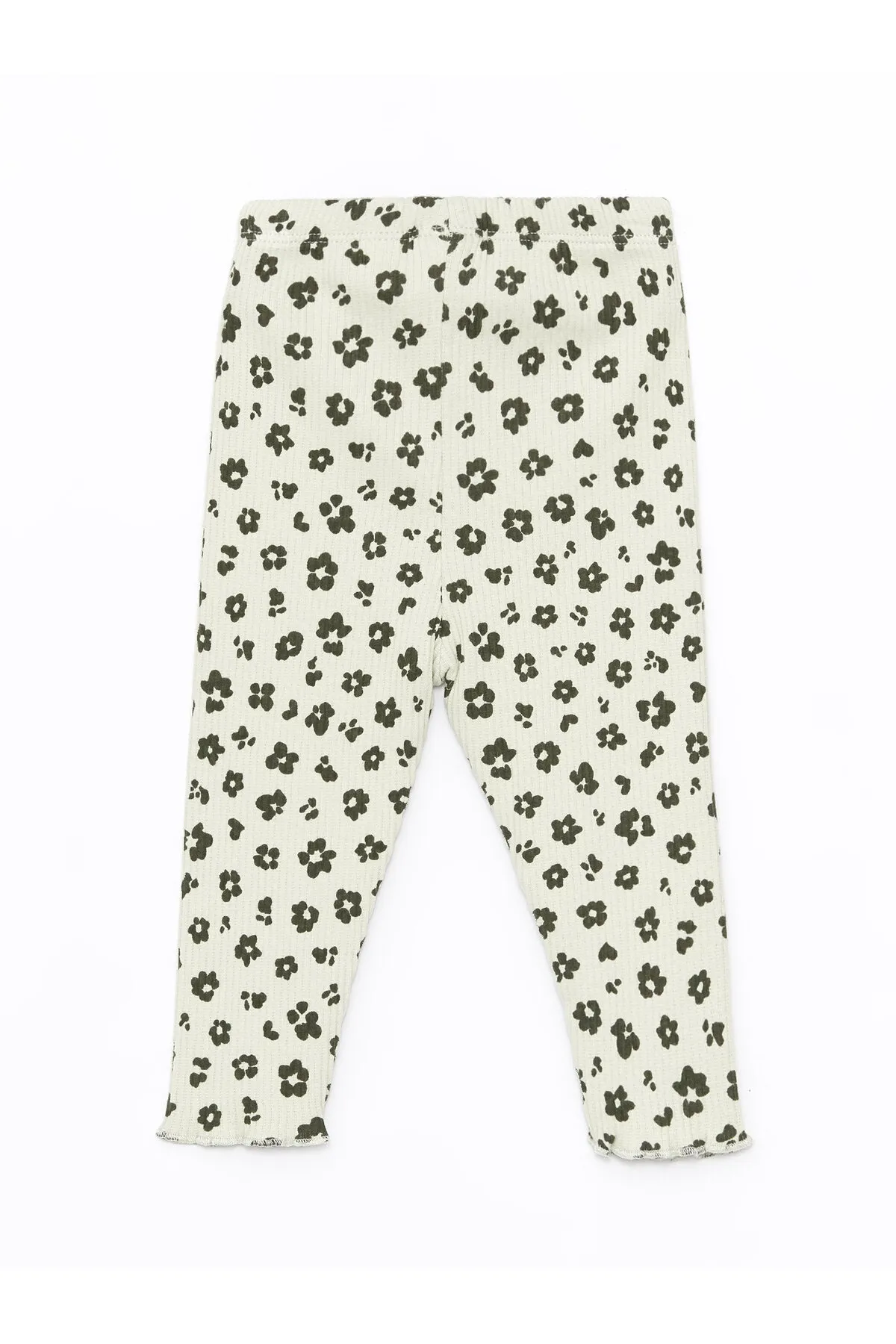 LC Waikiki  2-teiliges Set aus langärmeligem Sweatshirt und Strumpfhosen für Babys mit Rundhalsausschnitt und Minnie Mouse-Aufdruck