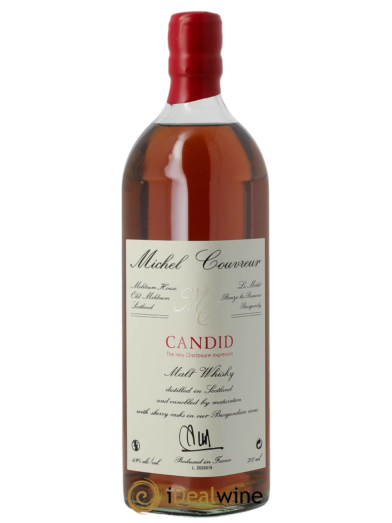 Michel Couvreur Candid (70cl)  - Lot de 1 Bouteille