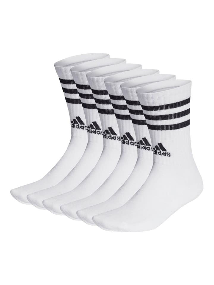 adidas Socken 6er Pack in Weiß günstig kaufen