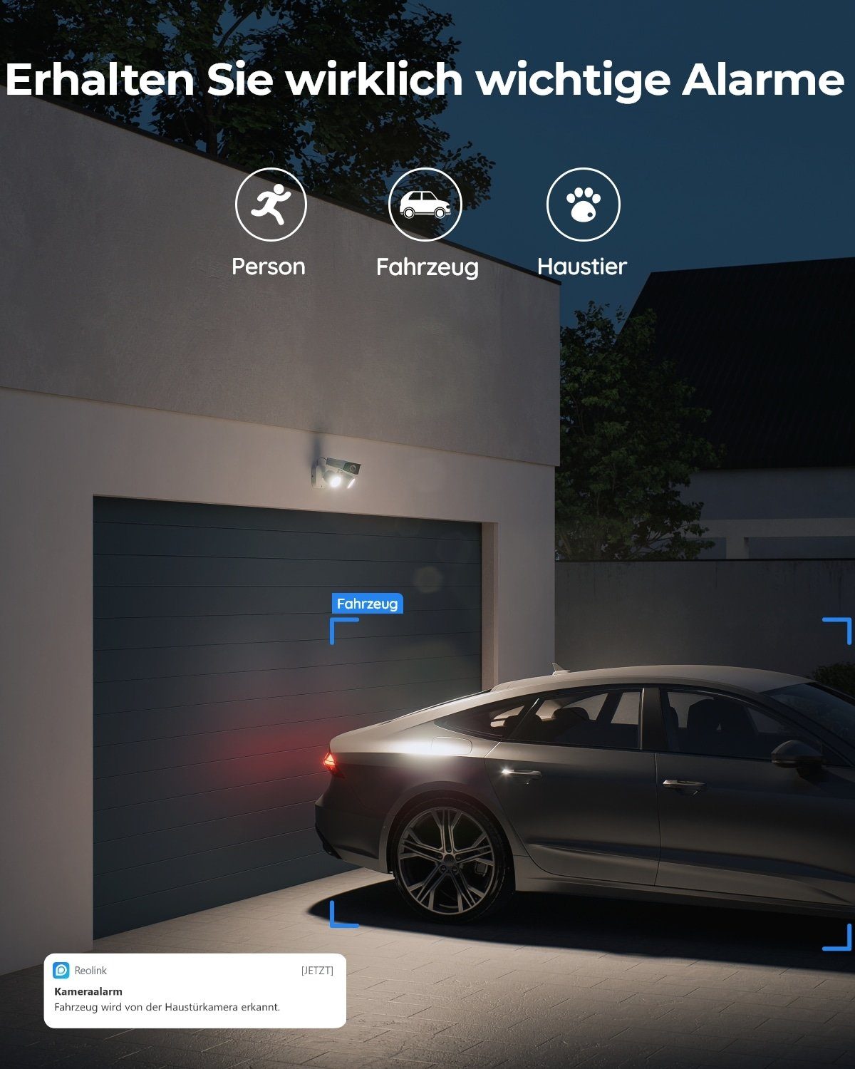 Reolink 8MP UHD Duo-Serie Floodlight PoE Überwachungskamera (Außenbereich, Dual-Objektiv, 180° Panorama-Weitwinkel, Stromversorgung über Ethernet)