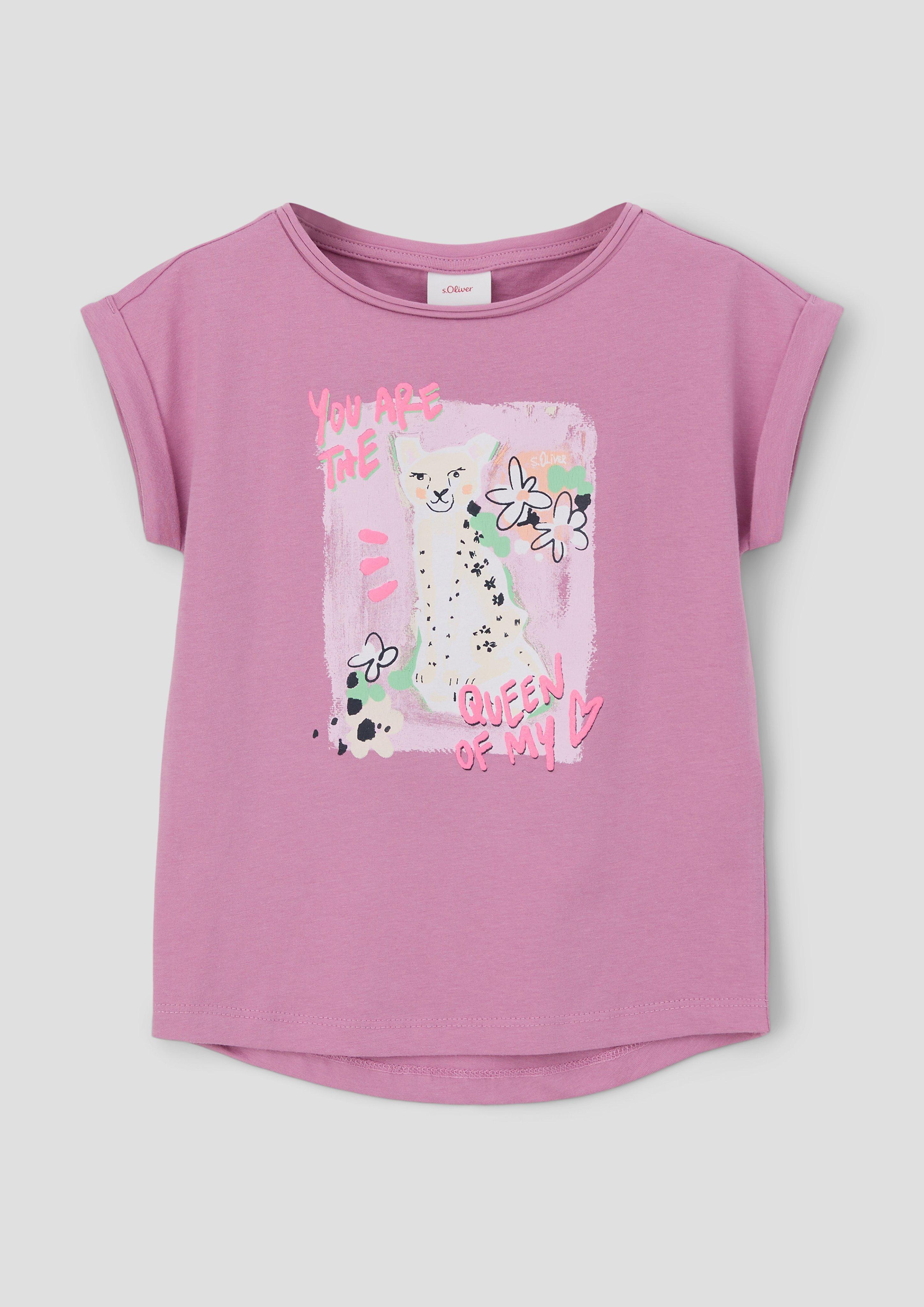 T-Shirt mit Effektprint  2140017-4410