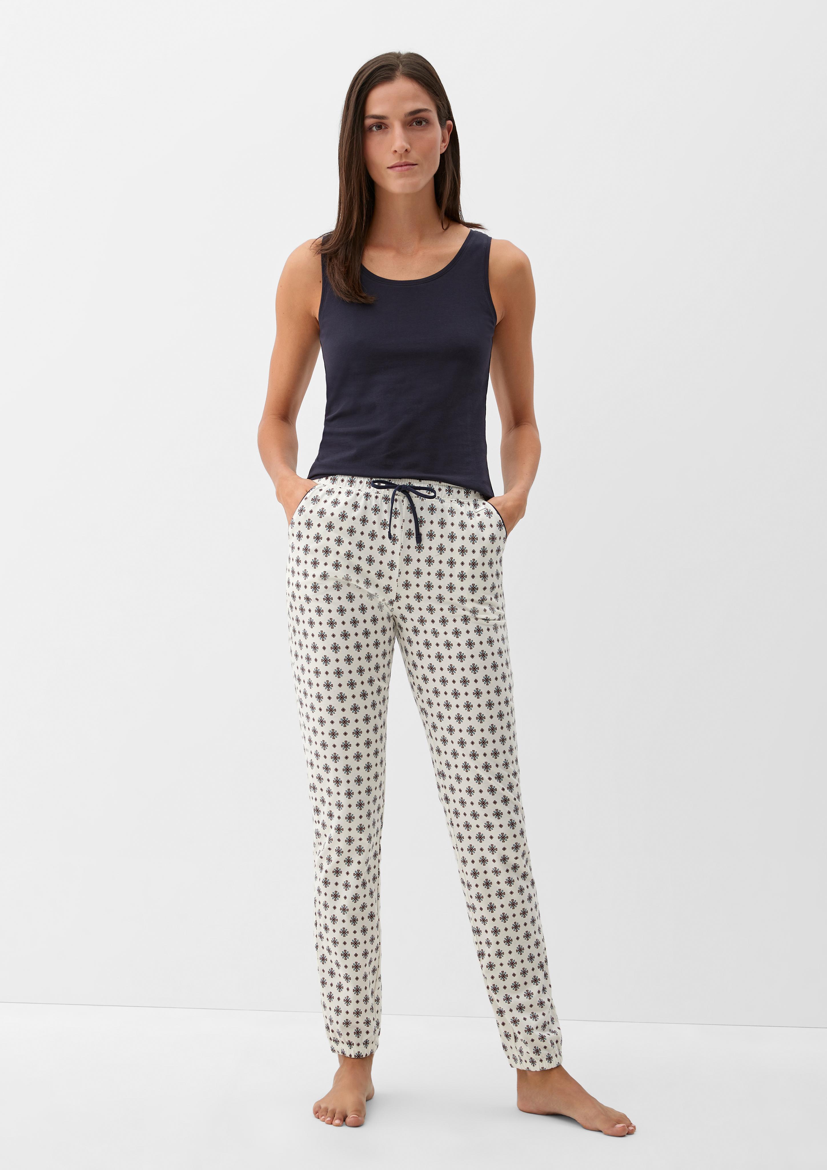 Pyjamahose mit Elastikbund  6007500-8500