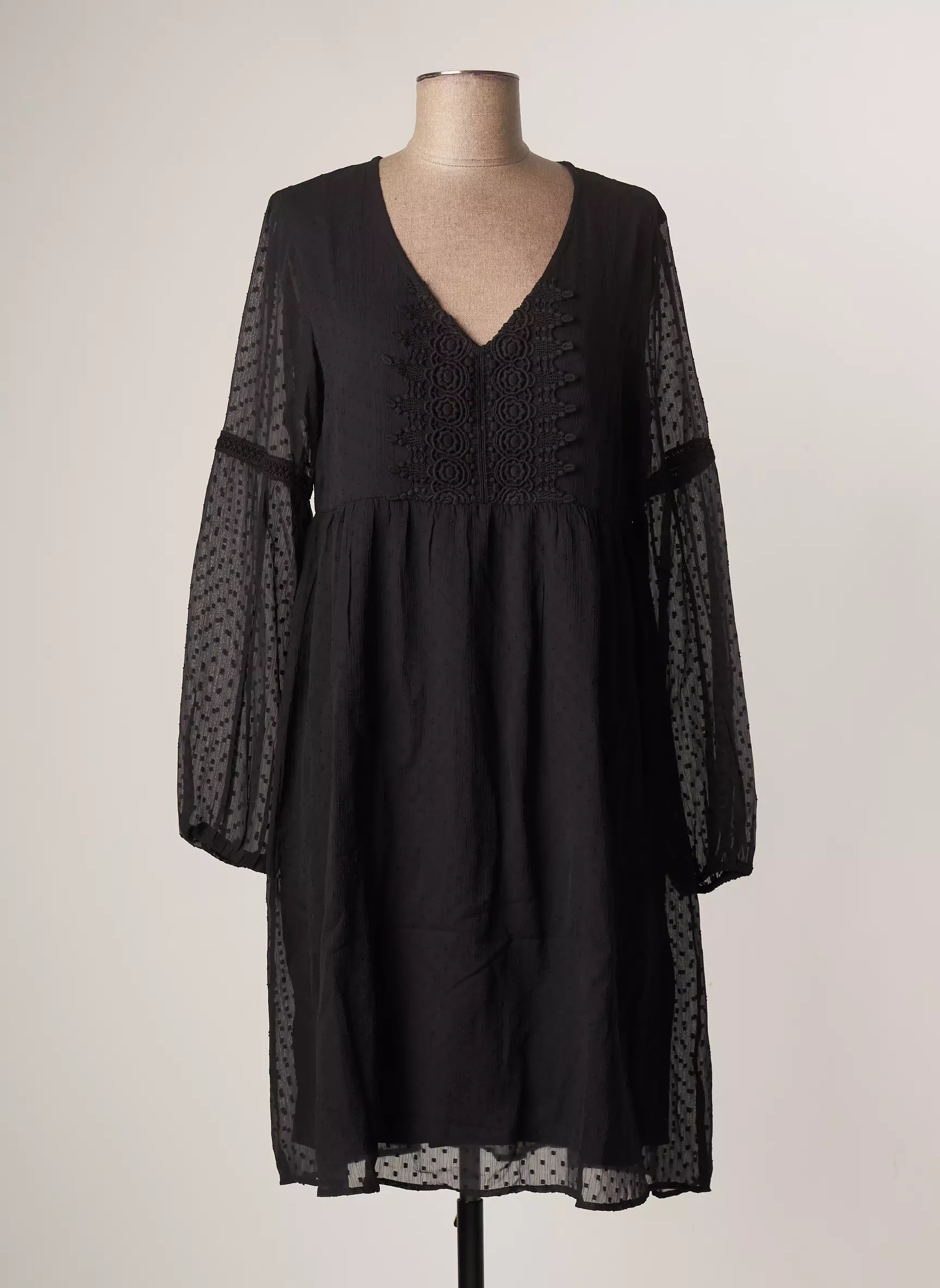 La Fiancee Du Mekong Robes Mi Longues Femme couleur noir