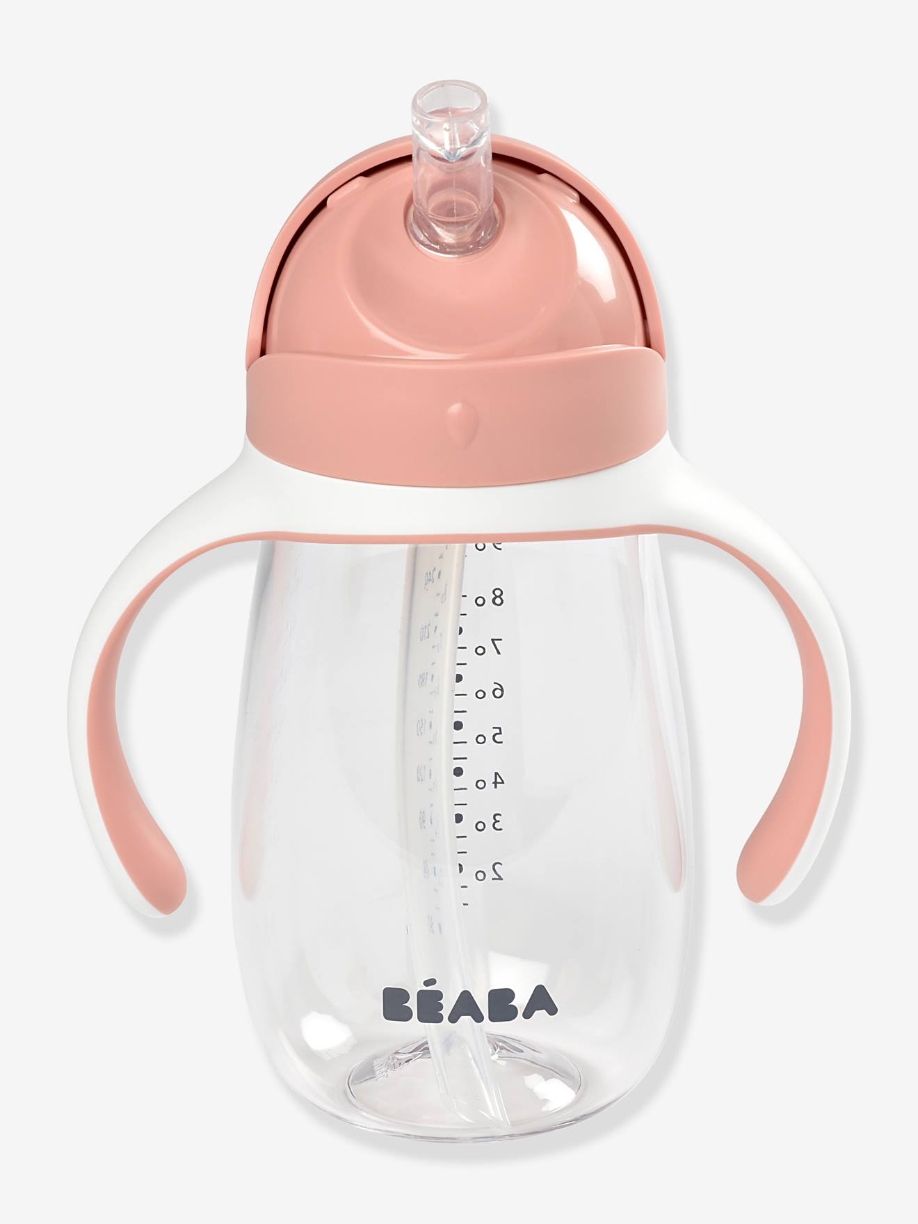 Tasse paille (300 ml) BEABA bleu