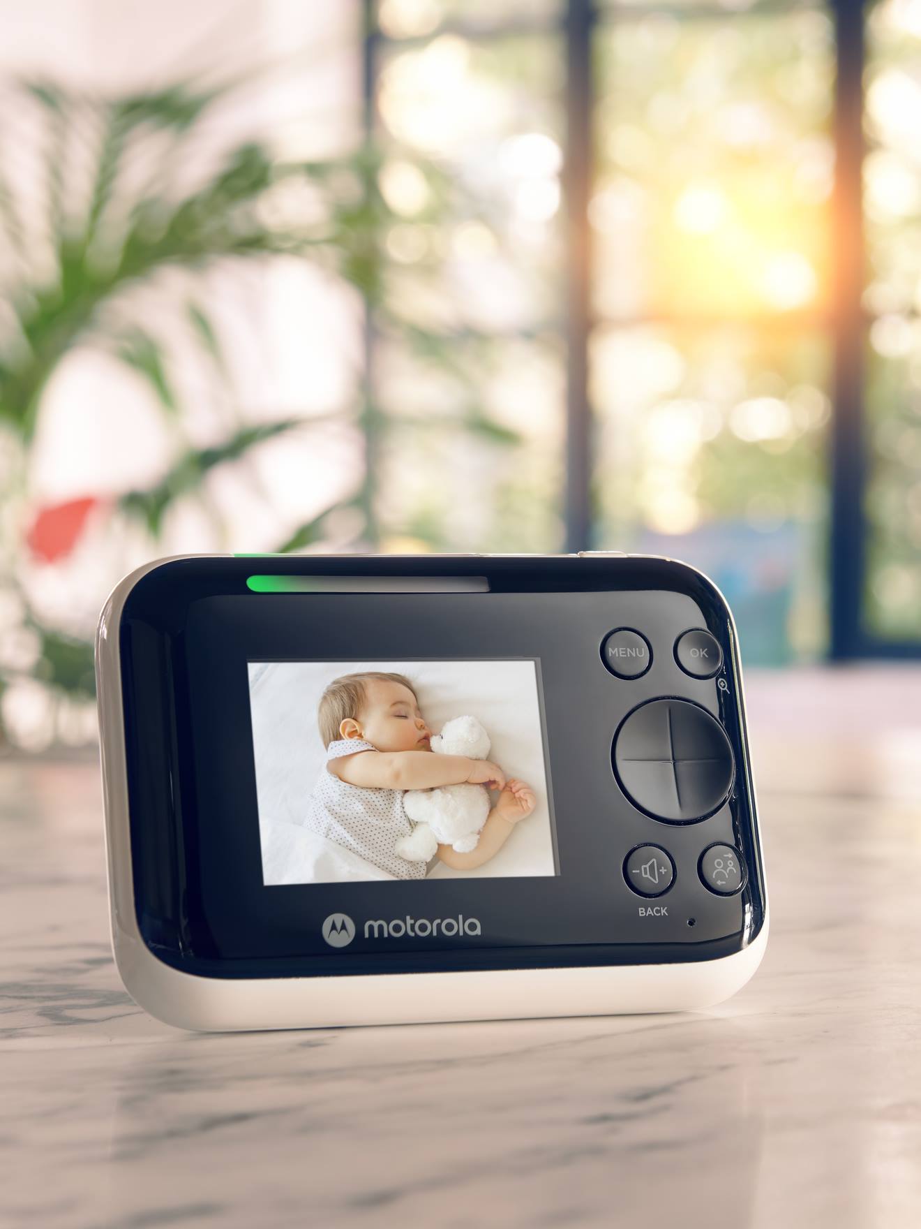 Ecoute-bébé vidéo numérique MOTOROLA PIP1200 blanc