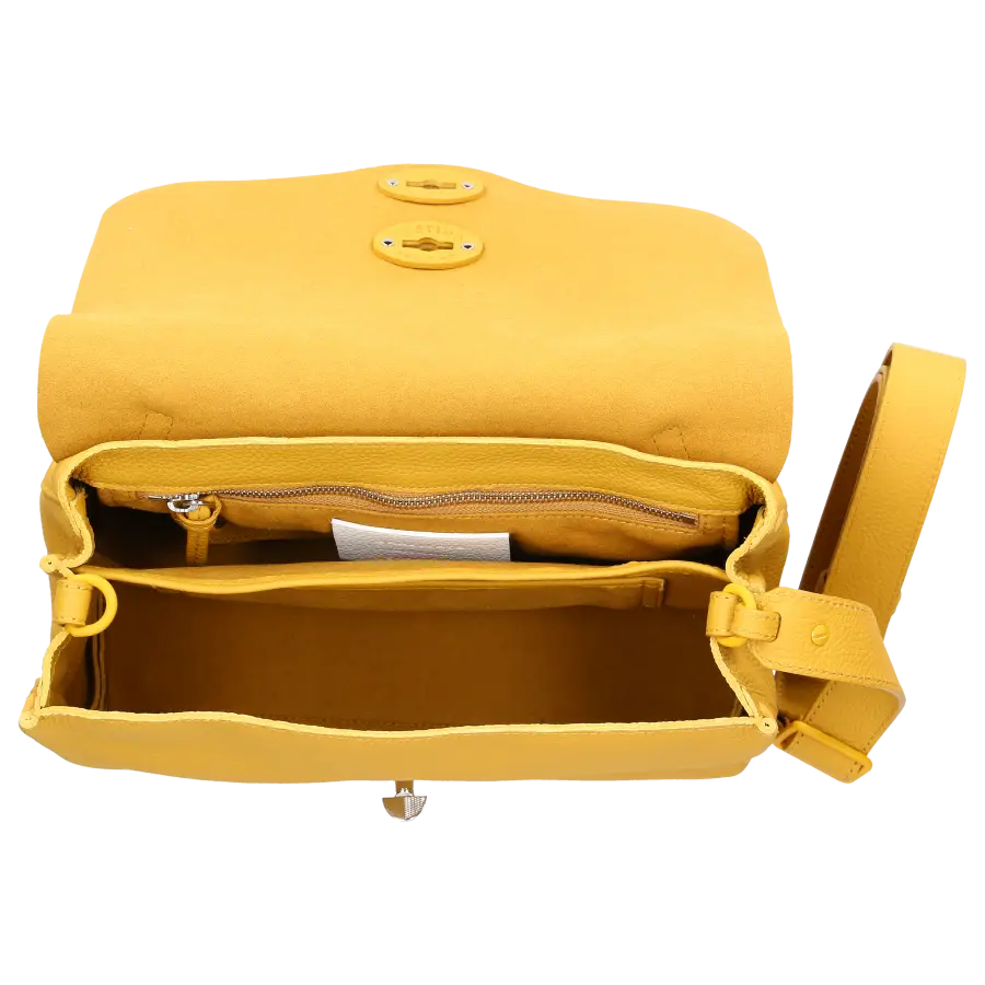 Zanellato - Handtasche POSTINA PURA LUXETHIC Kalbsleder - gelb