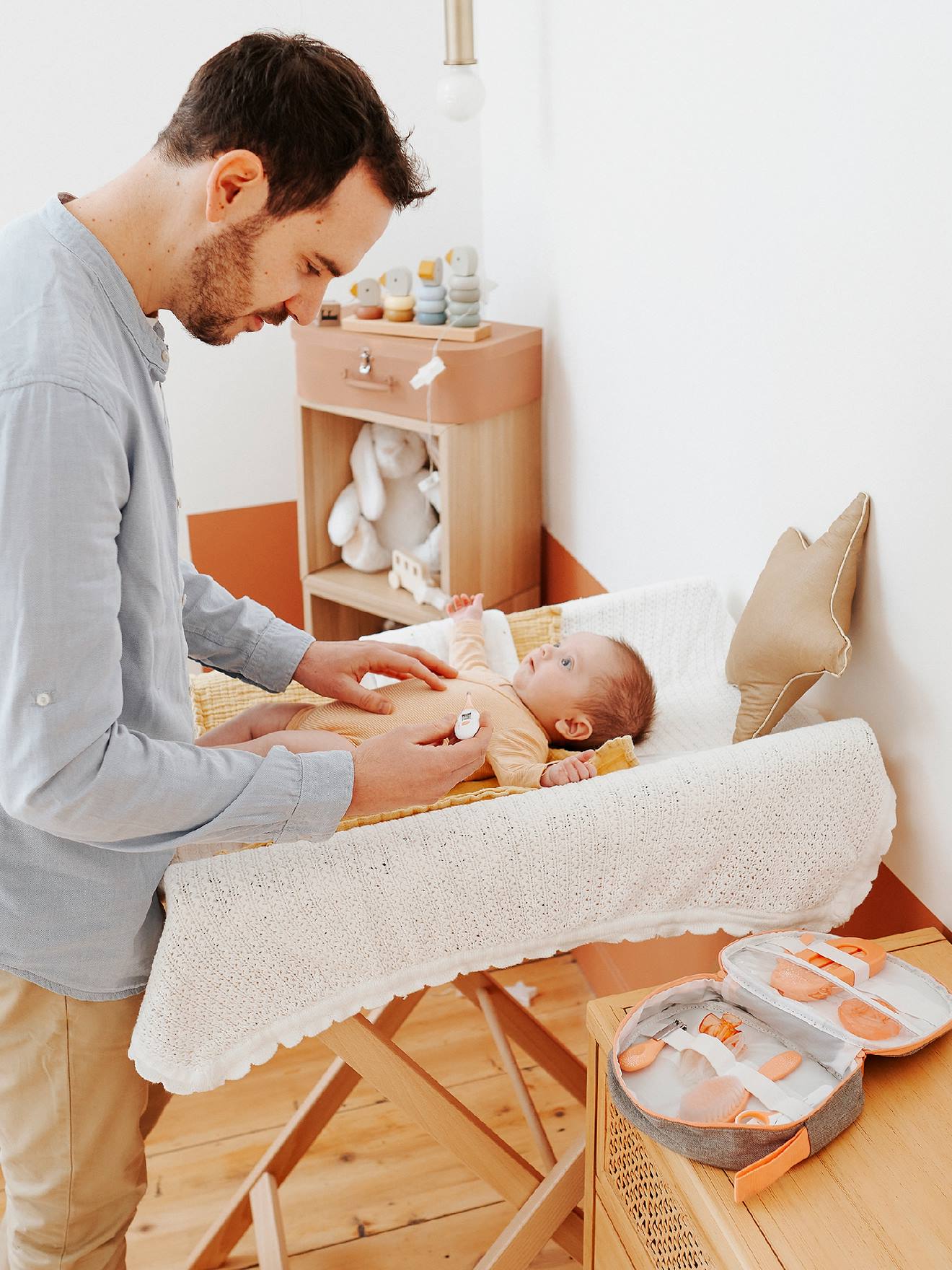 Babymoov Baby Pflegeset, 9 Teile BABYMOOV - grau/aqua