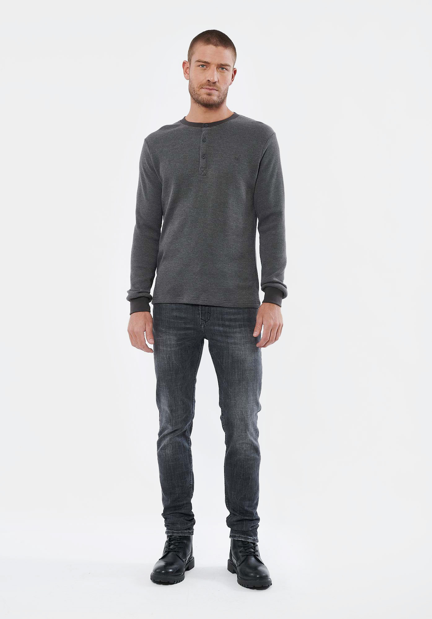 RIAD   T-shirt gris homme