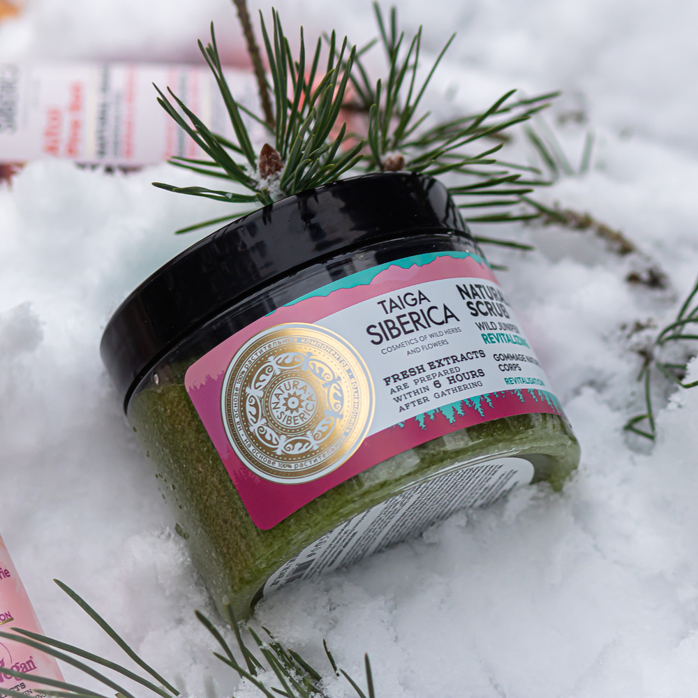 taïga siberica Gommage naturel corps Revitalisant SOINS CORPS