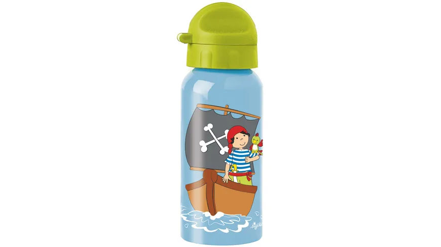 sigikid - Kinder Edelstahl-Trinkflasche Pirat Sammy Samoa